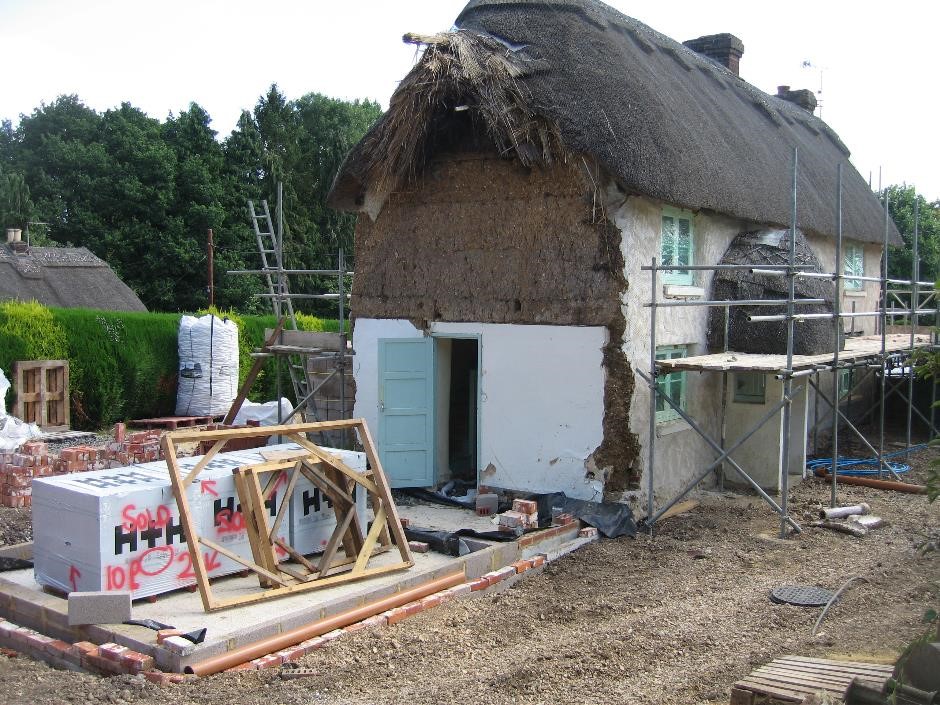 Foundations for Extension to Cob Cottage