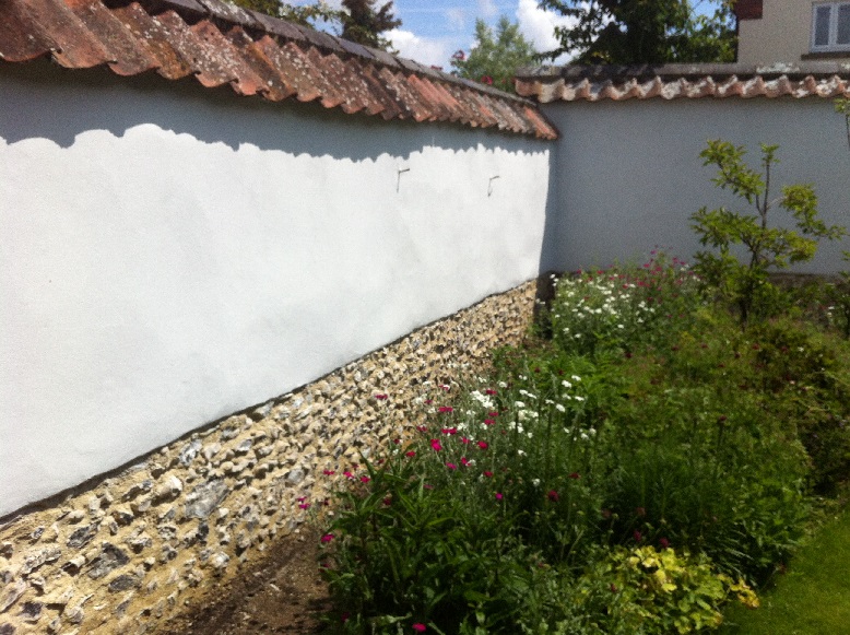 Rendered Cob Wall