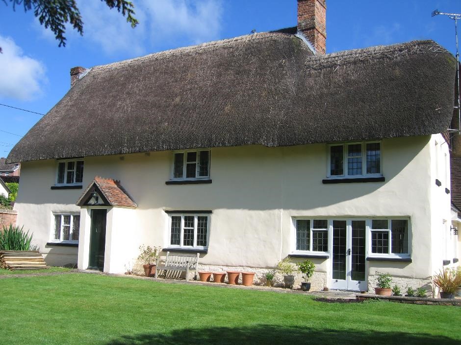 Lime Render on Cob Cottage