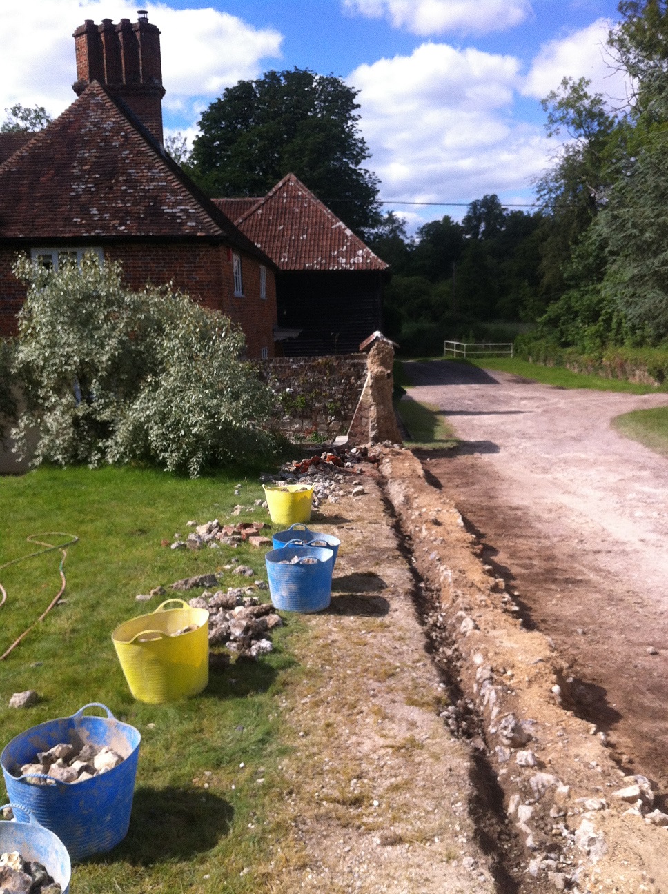 Cob Wall Foundations