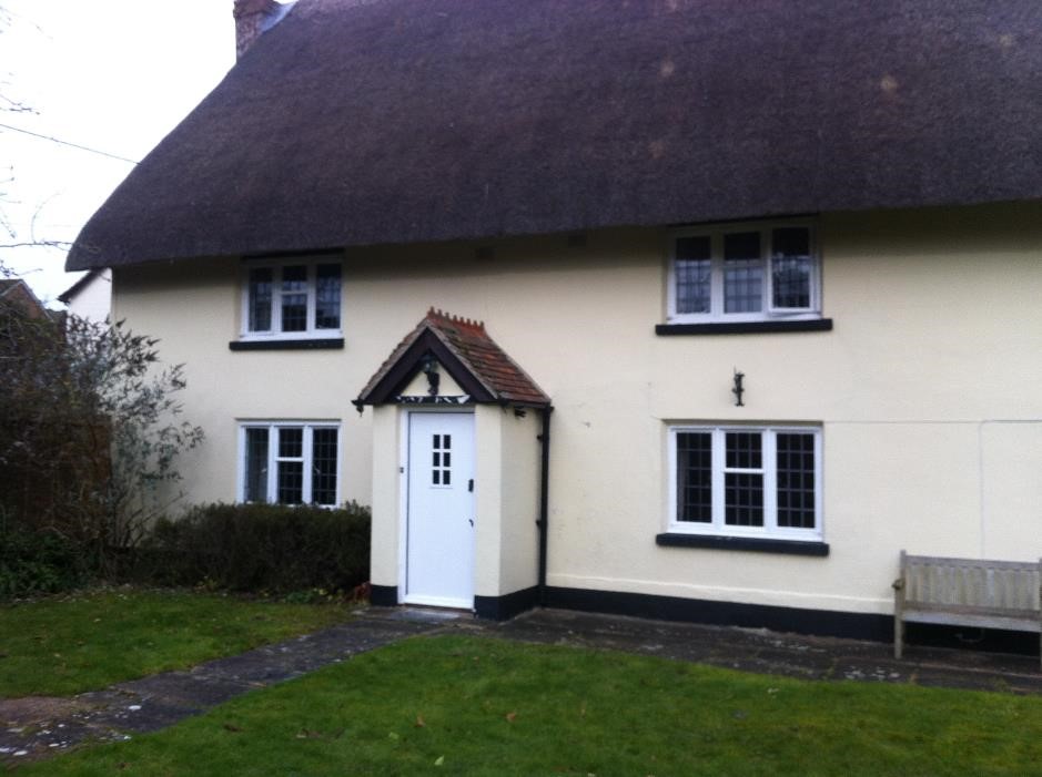 Original Cement Render on Cob House