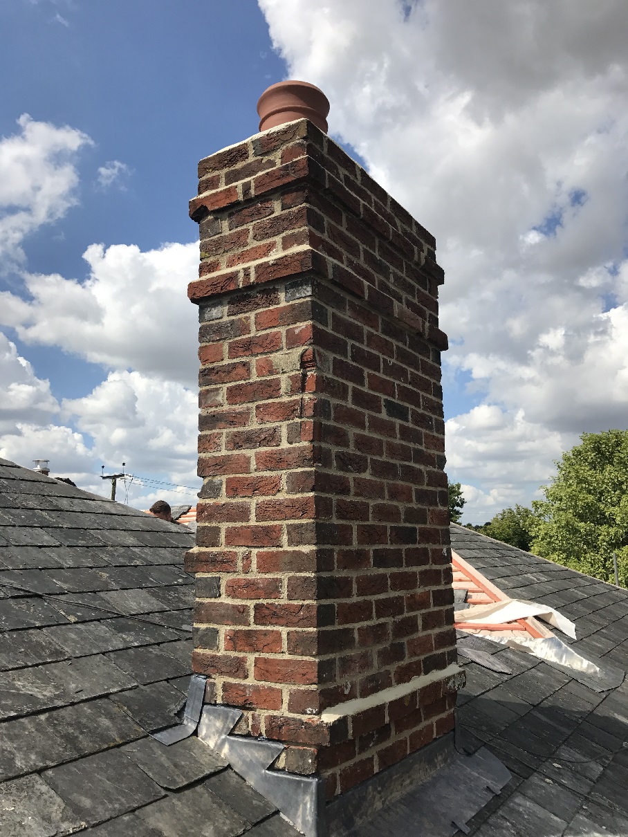 Brick Chimney Rebuild